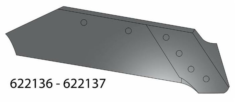 Vomere adattabile Kuhn 622137 sx Confezione da 1pz