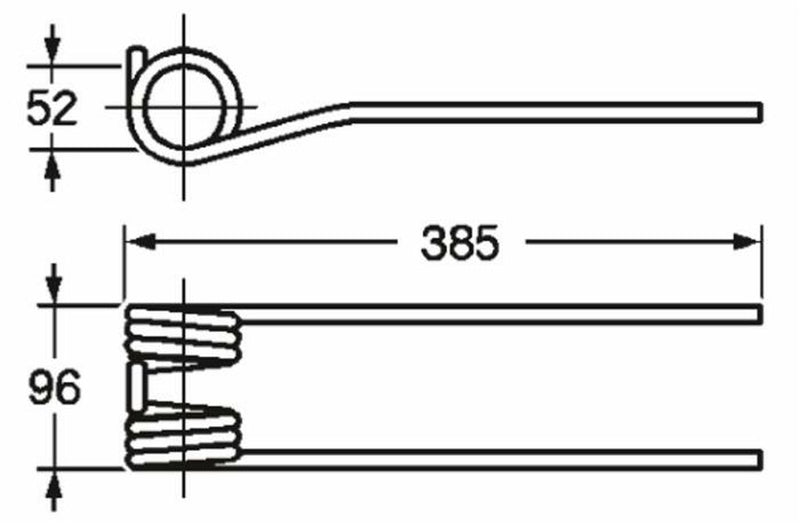 Dente per Girello - Filo Ø 9,0mm