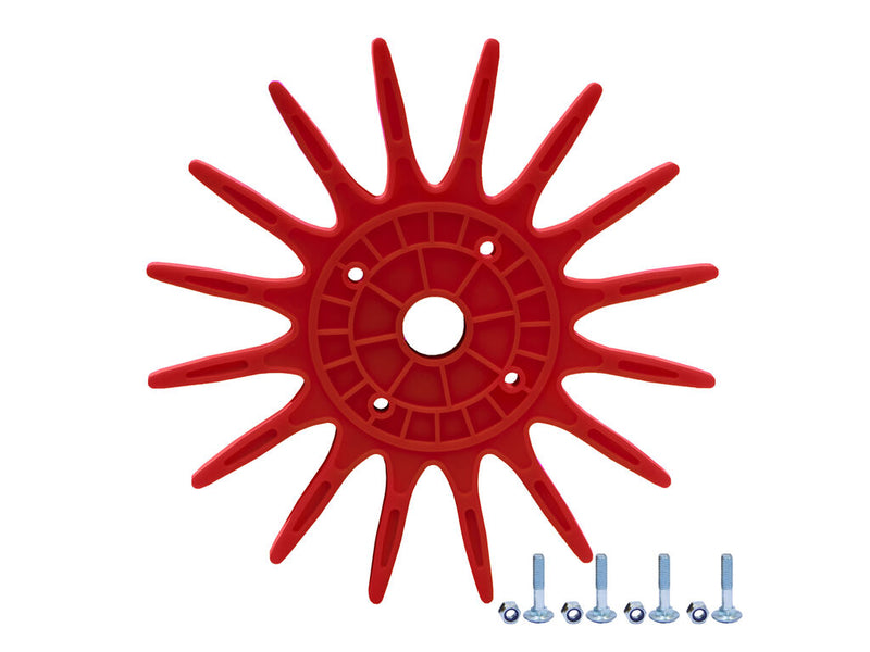 stella a punte per sarchiatrice k.u.l.t. rossa-dura