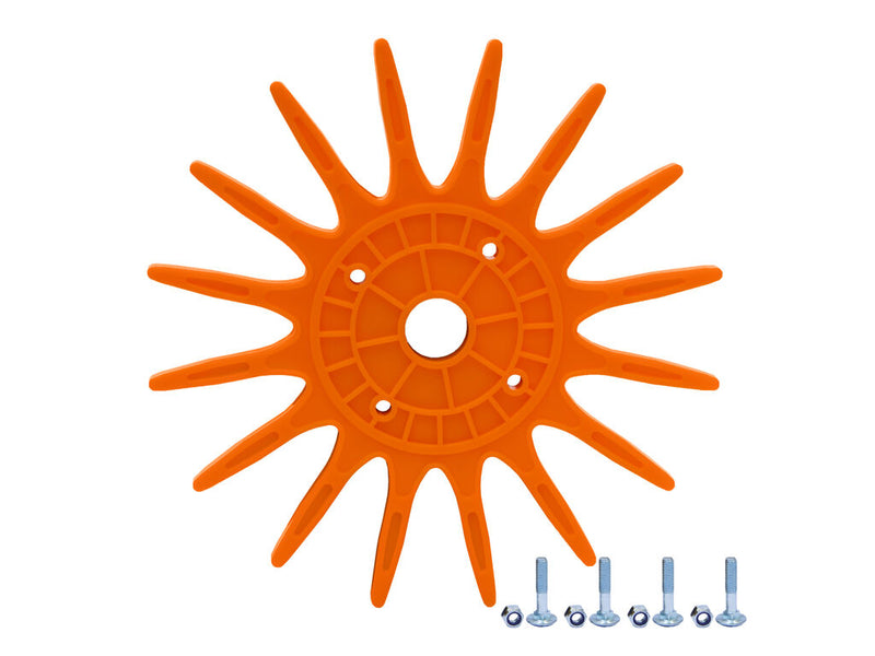 stella a punte per sarchiatrice k.u.l.t. grande, arancione-morbida