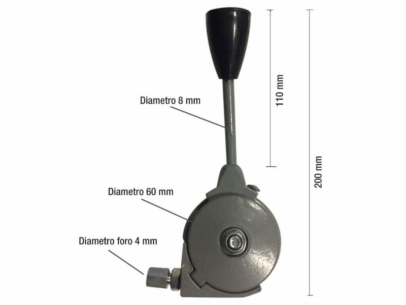 Manettino acceleratore in alluminio sx per trattore Confezione da 1pz (1)