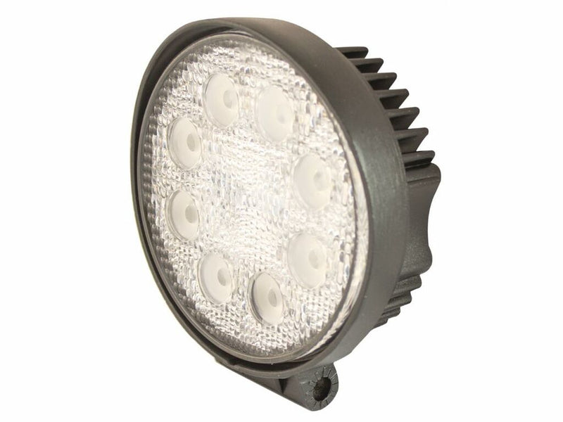 Faro da lavoro 9 LED Epistar tondo ad ampio raggio freddo 27W IP67 Confezione da 1pz