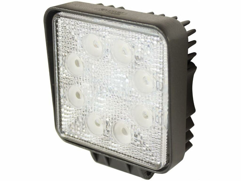 Faro da lavoro 8 LED quadrato ad ampio raggio 24W IP67 Confezione da 1pz