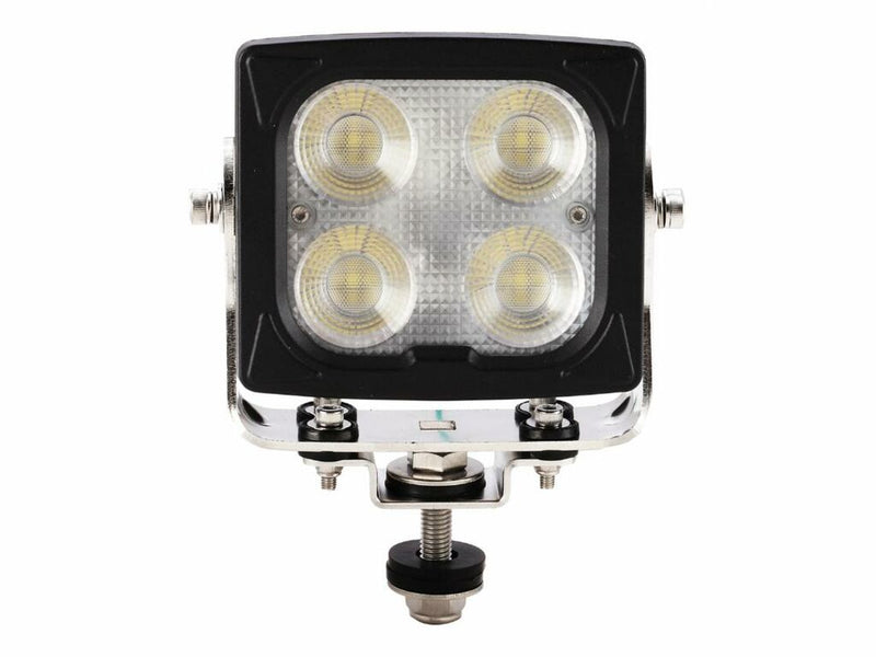 Faro da lavoro 36 LED quadrato ad ampio raggio 40W IP69K Confezione da 1pz