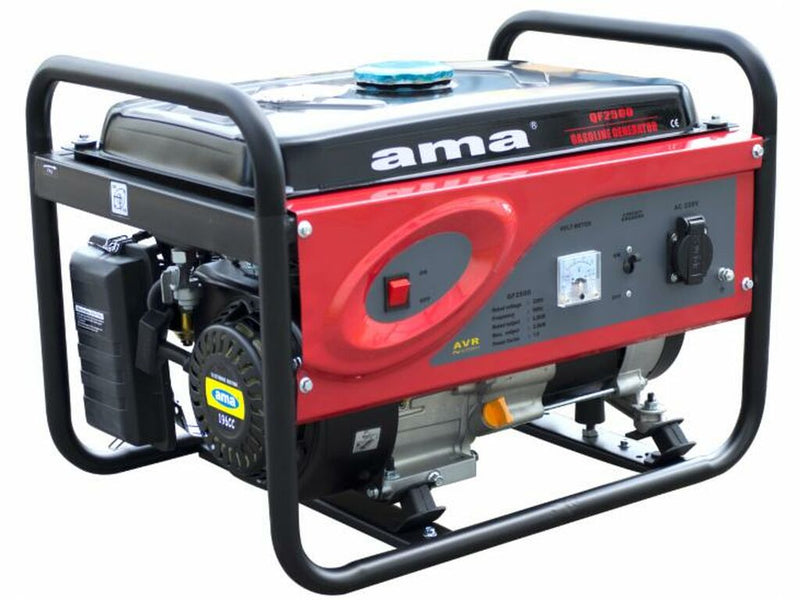 Generatore a benzina Ama monofase con AVR da 196cc 2,8kW Confezione da 1pz