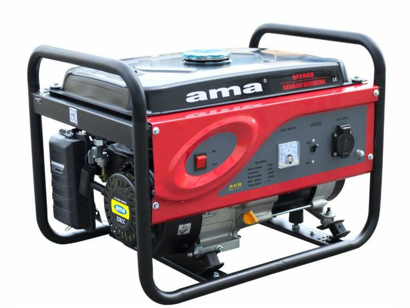 Generatore a benzina Ama monofase con AVR da 210cc 3kW Confezione da 1pz