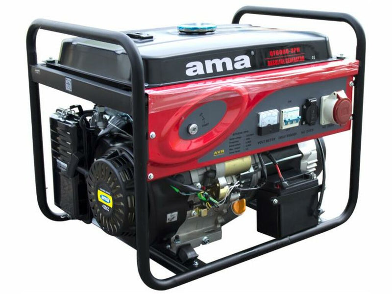 Generatore a benzina Ama trifase con AVR da 420cc 6,5kW Confezione da 1pz