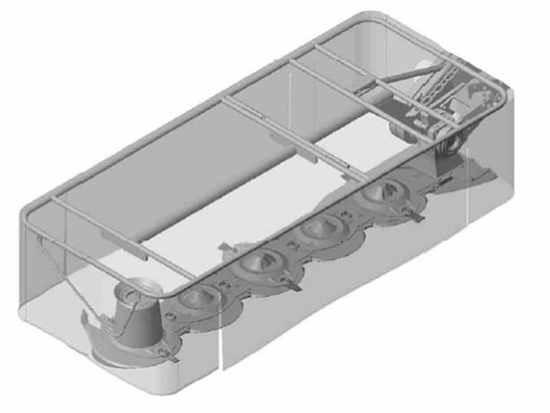 Suola centrale rialzata originale Gribaldi & Salvia 46133 per modelli FLC e Rotor Confezione da 1pz