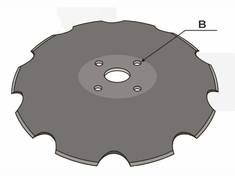 Disco frangizolle base piana Ø 560mm sp. 5mm Confezione da 1pz